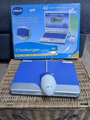 VTech Challenger Laptop blau Mathematik & Französisch pädagogisch