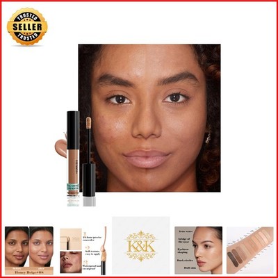 & Cruelty-Free Liquid Concealer - Lightweight Full Coverage for Aging Skin