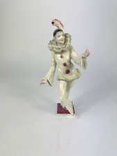 Porzellanfigur Pierrot  Hutschenreuther Gunther Granget Clown Harlekin Bajazzo