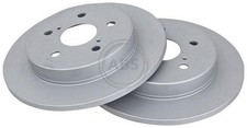 2x A.B.S. Disque de frein Arrière pour TOYOTA C-HR (AX10) 281mm 18621
