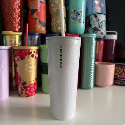 Starbucks Cold Cup Shell Sleek Silver 16oz (aus Griechenland)