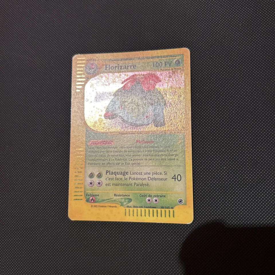 Carte Pokémon HOLO Florizarre 30/165 Expédition Wizards FR - Photo 3/4