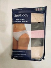 NEW GapBody Women's 5 Pack SIZE XXXL Organic Cotton Stretch Bikini