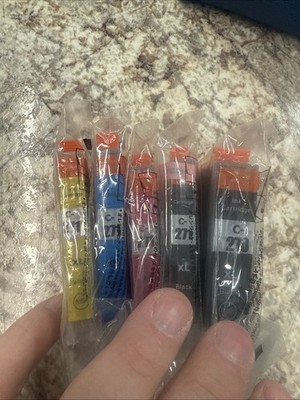 Supricolor 5 Pack Replacement Canon Edible Ink PGI-270XL PGI 270 CLI-271XL