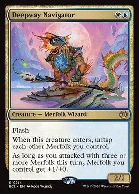 MTG Magic the Gathering Deepway Navigator (214p/94) Lorwyn Eclipsed Promos NM