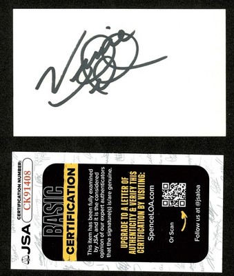 Vince Gill Signed Autographed 3x5 Card JSA Cert Country Music Star