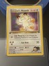 2000 Pokemon Gym Challenge #74/132 Giovanni's Meowth 1st edition