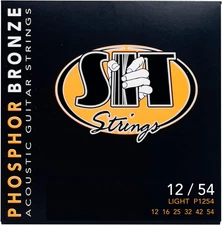 Phosphor Bronze Acoustic Guitar Strings (S.I.T.), Light 12-54, P1254
