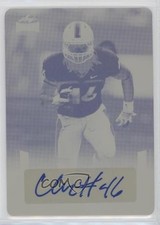 2015 Leaf Draft Retail Base Printing Plate Yellow 1/1 Clive Walford Auto 0s3