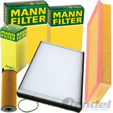 MANN FILTER INSPEKTIONSPAKET für 3.0 TDI AUDI Q7 4L + VW TOUAREG 7L