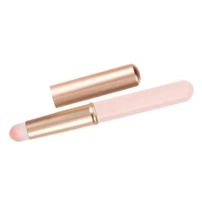 Lip Blending Brush with Lid Compact Lipstick Brushes Makeup Gloss Applicator