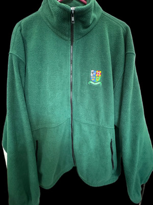 UltraClubCollection Long Sleeve Full Zip Jacket Ireland Embroidery 100% Polyeste
