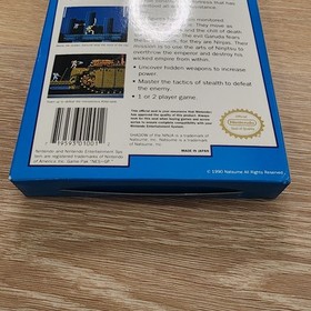 Shadow of the Ninja Nintendo Entertainment System NES-CIB-NM.