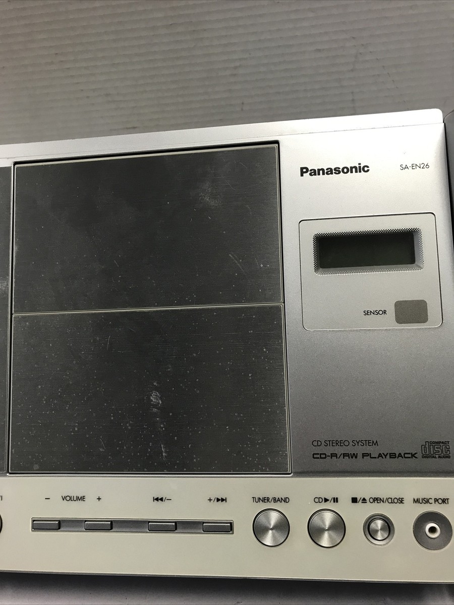 Panasonic SA-EN26 Mini Stereo System CD AM/FM Radio AUX AS IS | eBay