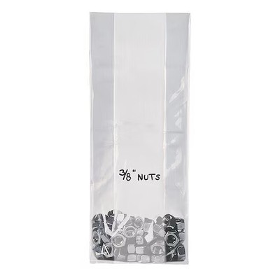 Open Poly Bags, 15'' X 6'', 2 Mil, Clear, None, 1000 Pk, 5Zw17