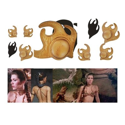 Star Wars Princess Leia Slave Jedi Cosplay Sexy Slave Golden Headband Accessory