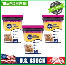 3 PACK Cat's Pride Scented Scoopable Lightweight Cat Litter 20lb Pail