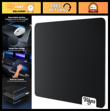 Extra Large Tempered Glass Mousepad for Gaming, 19.7"x15.7" Hard Mousepad, Ultra