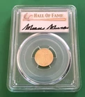 MINNIE MINOSO Auto 2022 $5 US Gold Eagle PCGS MS70 FDOI Baseball Hall Fame HOF