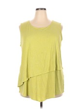 Alfani Women Green Sleeveless Top 3X Plus