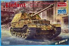 Amusing Hobby 35A033 1/35 "Elefant" Schwerer Jagdpanzer Sd.Kfz.184 Full Interior