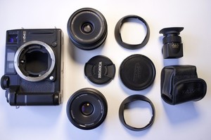 Bronica RF645 Rangefinder Camera & 2 lenses 65mm & 45mm