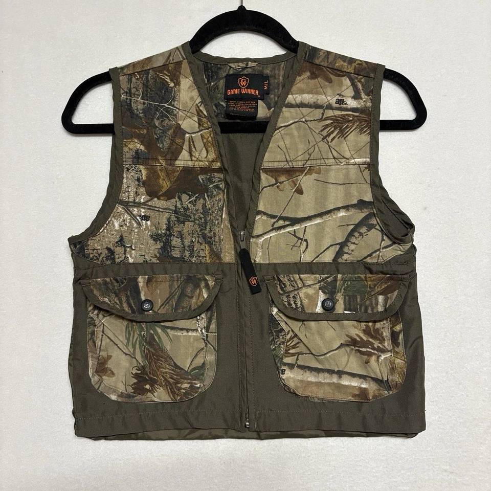 Kids Camo Set Lot – Pants, Vest, Long Sleeve Shirt Youth M L Hunting Bundle Boys - Image 3 of 4