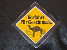 Camel Vintage Aufkleber Vorfahrt f&uuml;r Geschmack Original Zigaretten Werbung