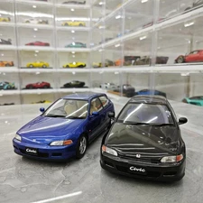 LCD 1:18 Honda Civic EG6 SIR Simulation Alloy Metal Car Model Ornament