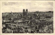 Brussels Bruxelles Belgium Belgique ~1920/30 Panorama St Hubert Gallery Church