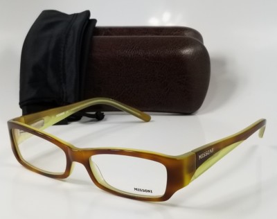 NEW MISSONI MI07604 brown green reading glasses computer readers eyeglass frames