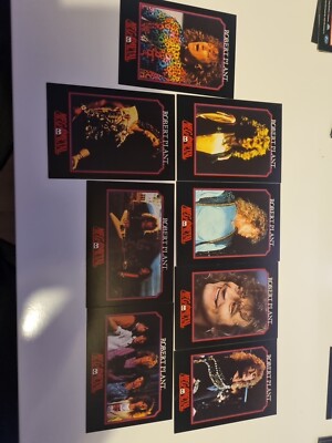ROBERT PLANT Mega Metal Music Collector Trading Cards x 8 Impel 1991. Megametal