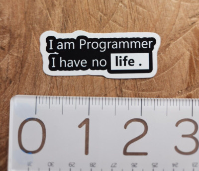 Computer STICKER Coder Decal Coder Sticker Software Hacker Laptop Coding CPU