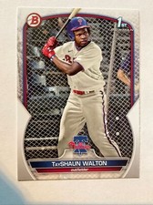 2023 Bowman Draft TAYSHAUN WALTON 1st Bowman RC Philadelphia PHILLIES #BD-183