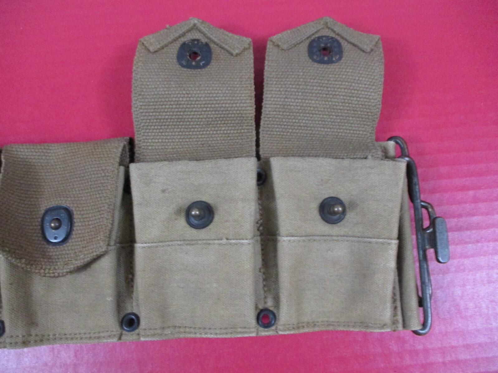 WWI US Army Dismounted M1917 Cartridge Belt M1903 Springfield Rifle ...