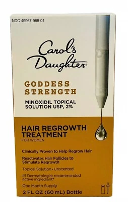 Carol's Daughter GODDESS STRENGTH HAIR REGROWTH TREATMENT Minoxidil 2% Exp. 9/26