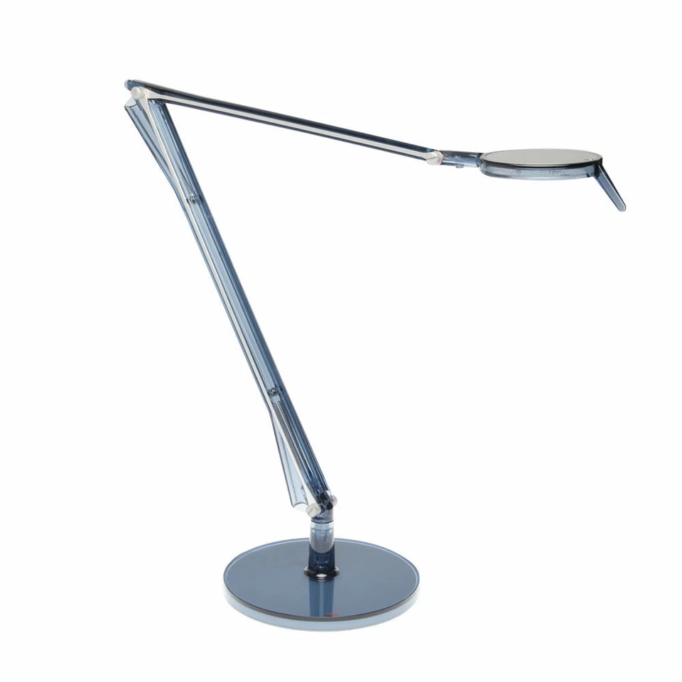 Lampada scrivania Kartell Aledin Tec LED policarbonato blu design modern - Immagine 2 di 4
