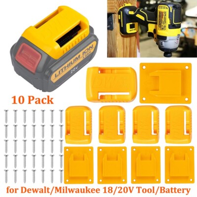 5X Akku Halter für Dewalt Akkuhalter Wandhalter Wandhalterung 18V 20V - Modular