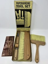 Vintage Warner Wallpaper Hanging Tool Set Original Box 478