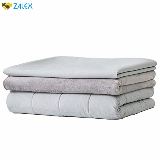 Thirdream Cooling Weighted Blanket 15 Pounds 48''x78'' Twin Size for