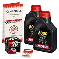 Honda CBR 250 R (MC41) 11-13, Motul 10W30 ÖL + K&N ÖLfilter, MotoröL Set