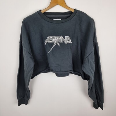Abrand Jeans Cropped Sweatshirt Jumper Size L UK