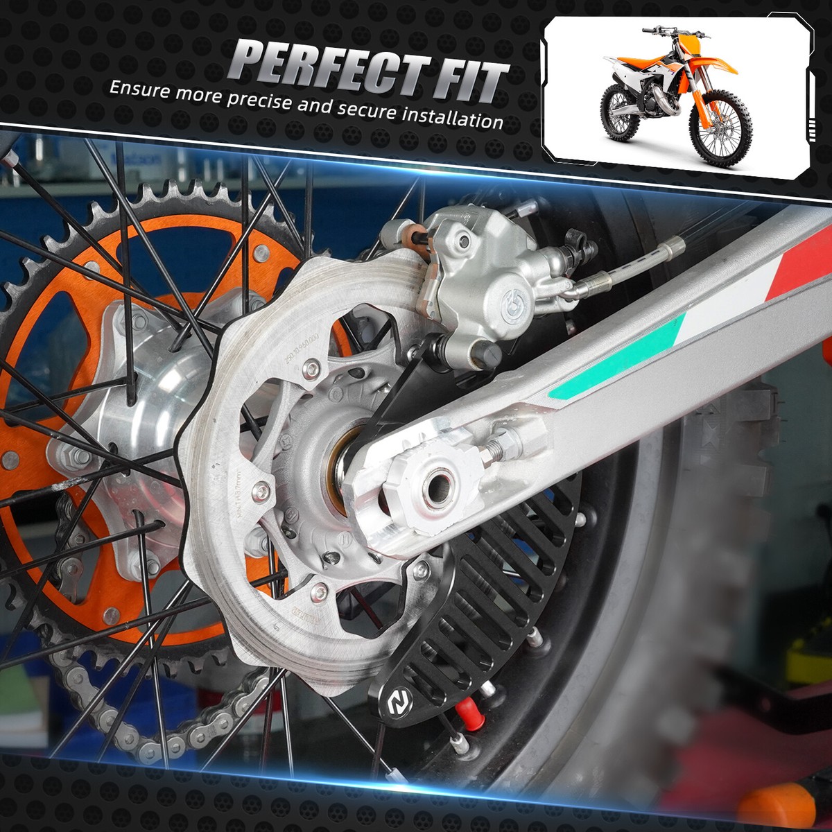 FAST GRIP Protections Plaques Lat&eacute;rales KTM 125 / 250 / 350 / 450 SX Sxf 2023 2024 Full Grip Transparent