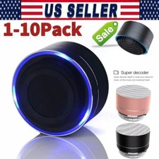 Mini Portable Bluetooth Speaker Rechargeable Wireless Stereo BassUSB/TF Mode Lot