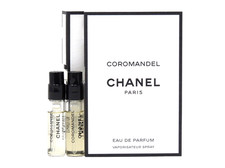 CHANEL COROMANDEL EDP 1.5ml .05fl oz x 2 PERFUME COLOGNE SPRAY SAMPLE VIALS