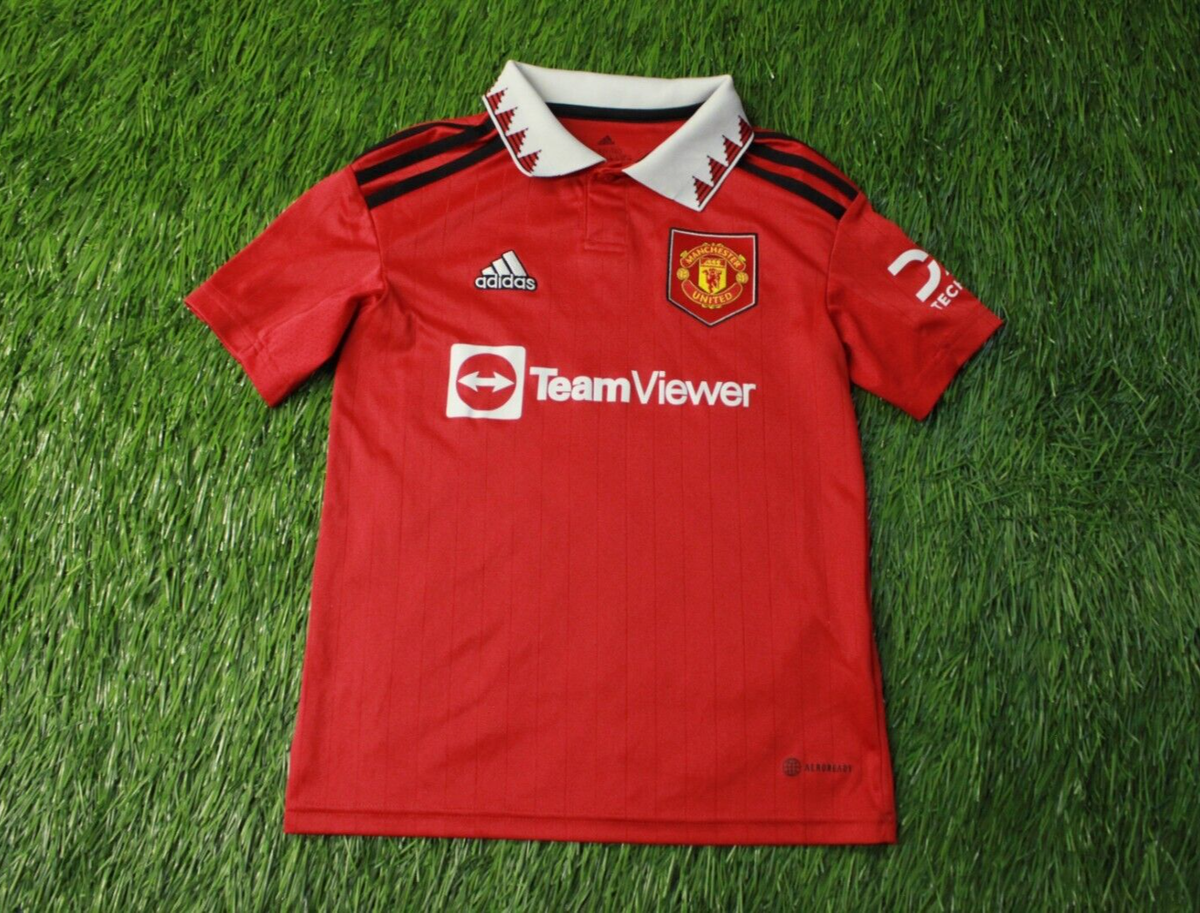 MANCHESTER UNITED 2022/2023 FOOTBALL SHIRT JERSEY HOME ADIDAS