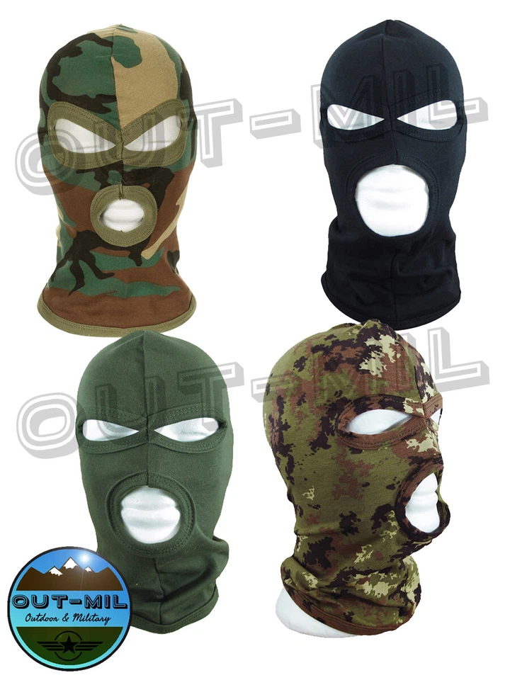 Mephisto Passamontagna balaclava in cotone militare vigilanza sicurezza