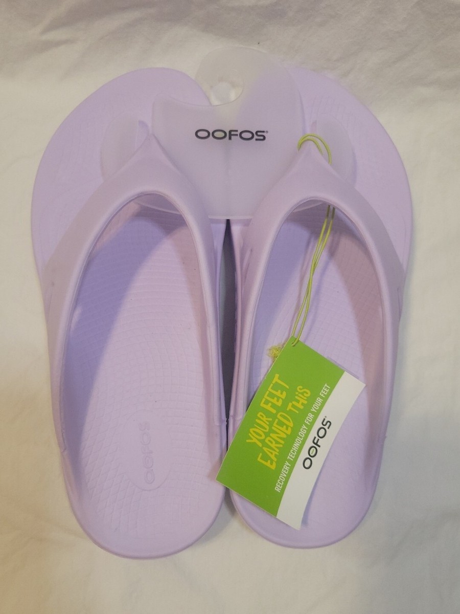 Oofos Unisex Ooriginal Reccovery Sandals Thong Lavander Sz 14 Casual Comfortable s-l400.jpg main image 4