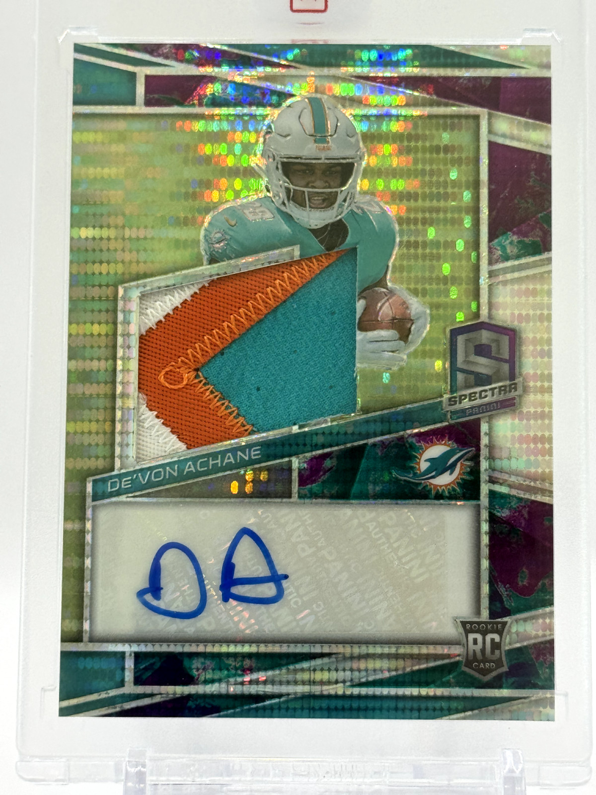2023 Panini Spectra De'Von Achane Celestial RPA 46/75, #209