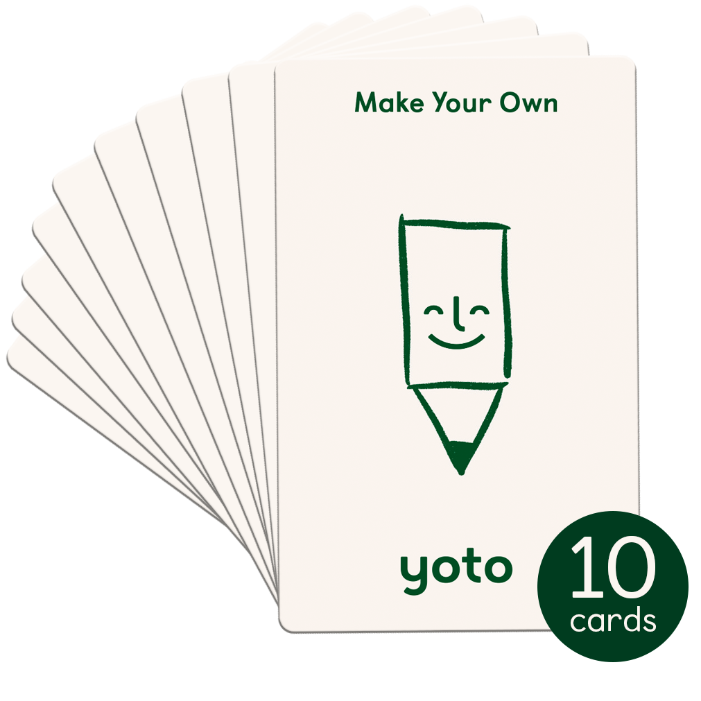 YOTO make your own card 10枚セット Yoto - Make Your Own Cards (Pack of 10) with Sticker Sheets | eBay